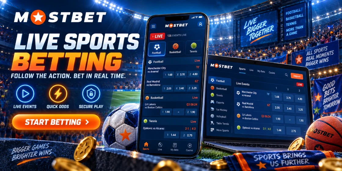 Mostbet zakłady sportowe – kursy, kupon i live betting